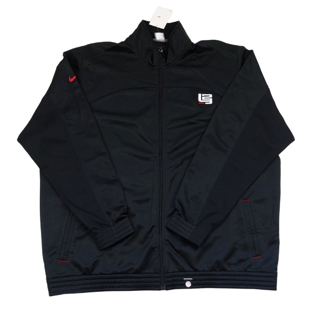 NIKE LEBRON JAMES 23 Jacket Air Mens Black 3XL **RARE** 🏀